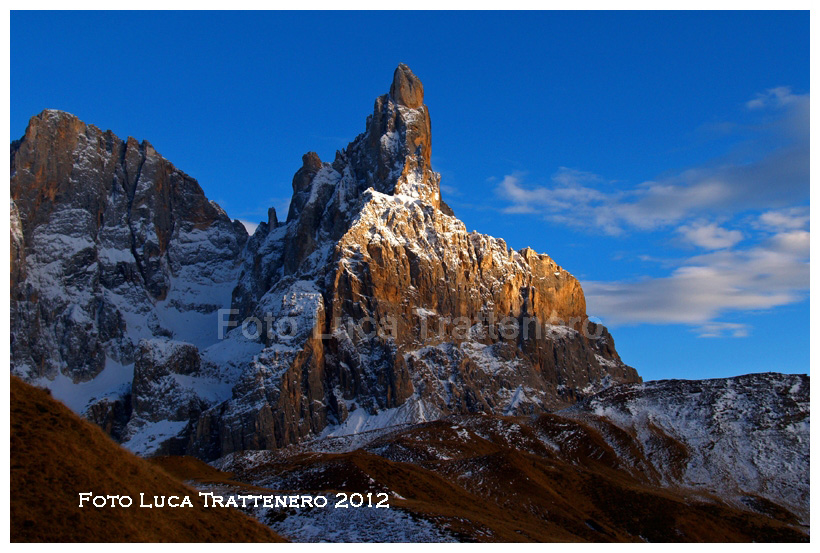 Cimon de la Pala al tramonto